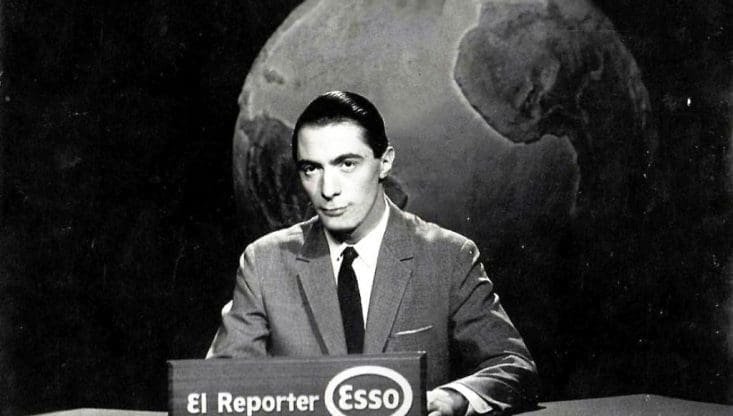 El reporter Esso y su conductor Armando Repetto (1963)